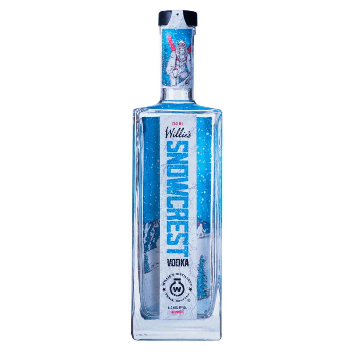 Willies Distillery Snowcrest Vodka 750 ml