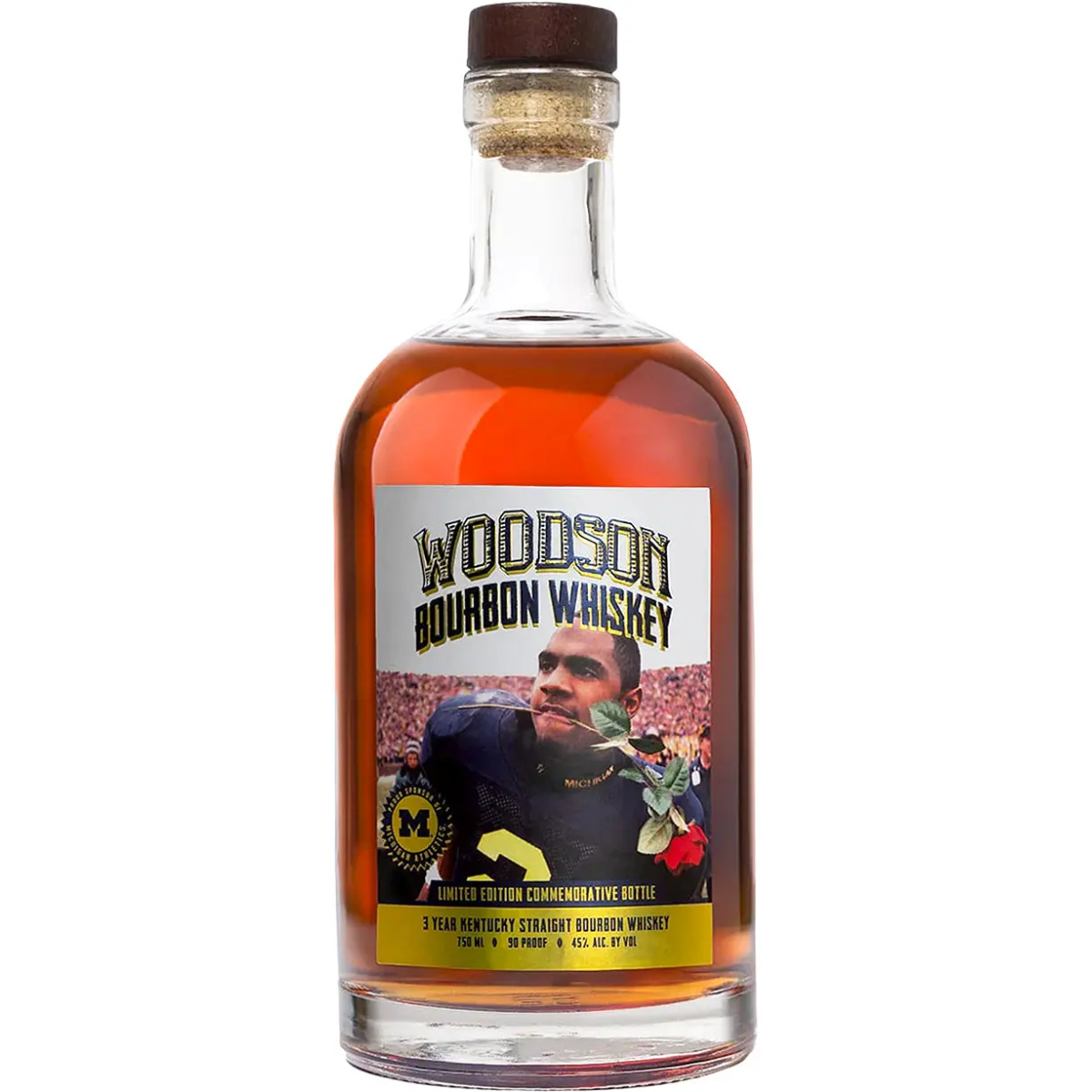 Woodson Whiskey *Signed Edition University of Michigan Charles Woodson 