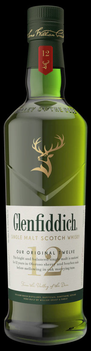 Glenfiddich Original 12yr Single Malt Scotch Whisky 750ml