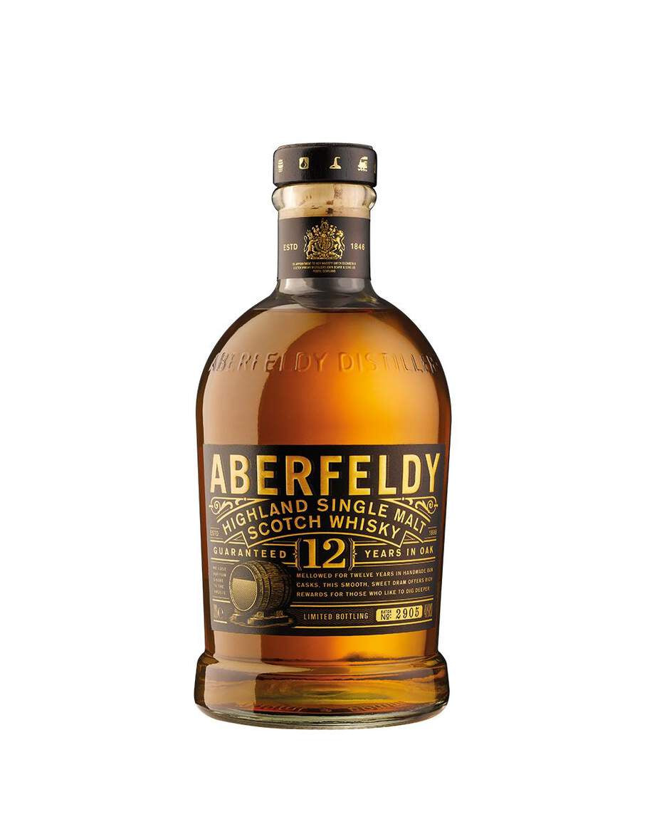 Aberfeldy 18 Year Old Scotch Whisky Finished in Tuscan Red Wine Casks