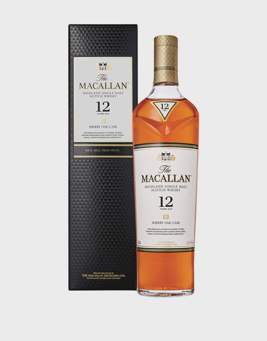 The Macallan 12yr Single Malt Scotch Whisky - 750ml Bottle