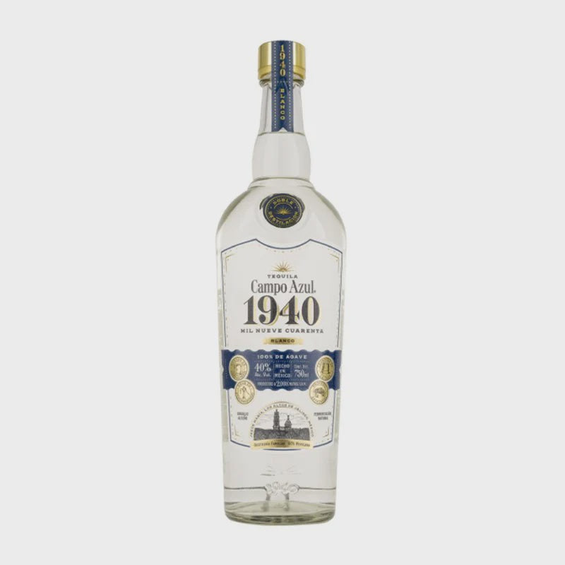 Campo Azul 1940 Blanco Tequila 750ML