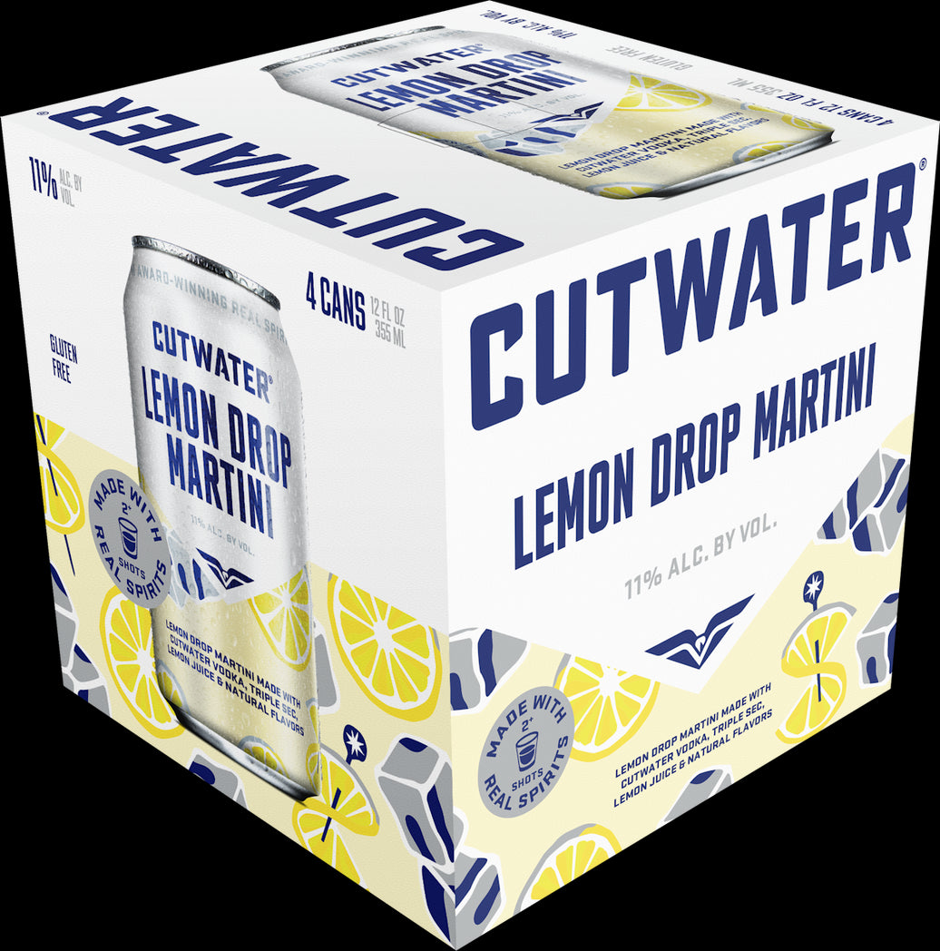 Cutwater Lemon Drop Martini 4pck 12oz