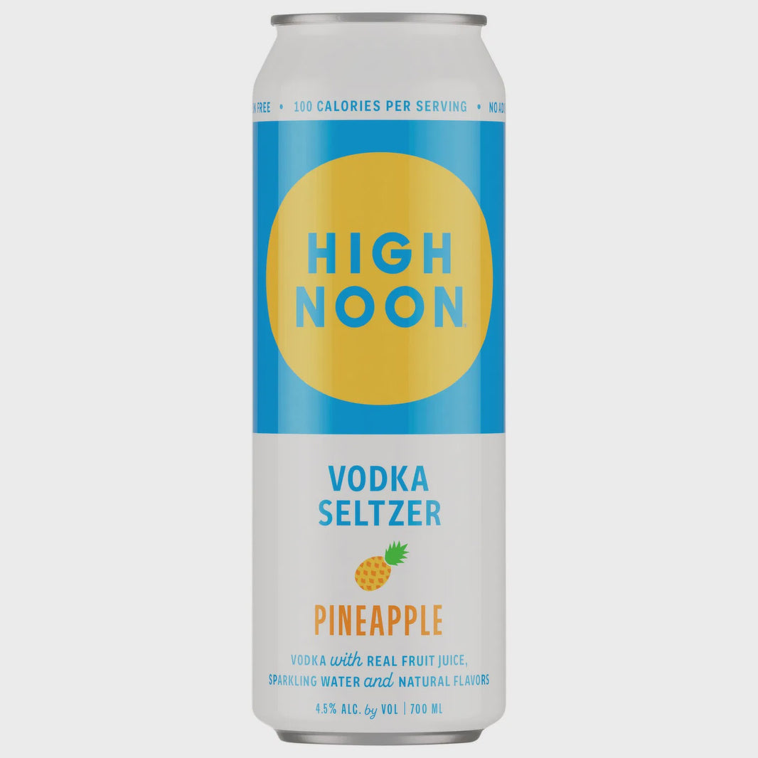High Noon Pineapple Vodka Seltzer 750ml Single Can