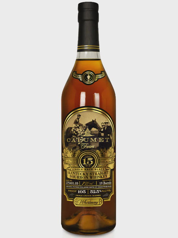 Calumet Single Rack Black 15 Year Old Bourbon Whiskey 750mL