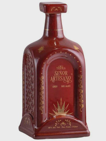 Senor Artesano Anejo Tequila Ceramic 1L
