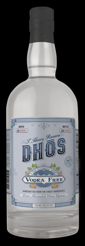 DHOS Non Alcoholic Vodka, Sugar-Free, Zero-Calorie - 750ml
