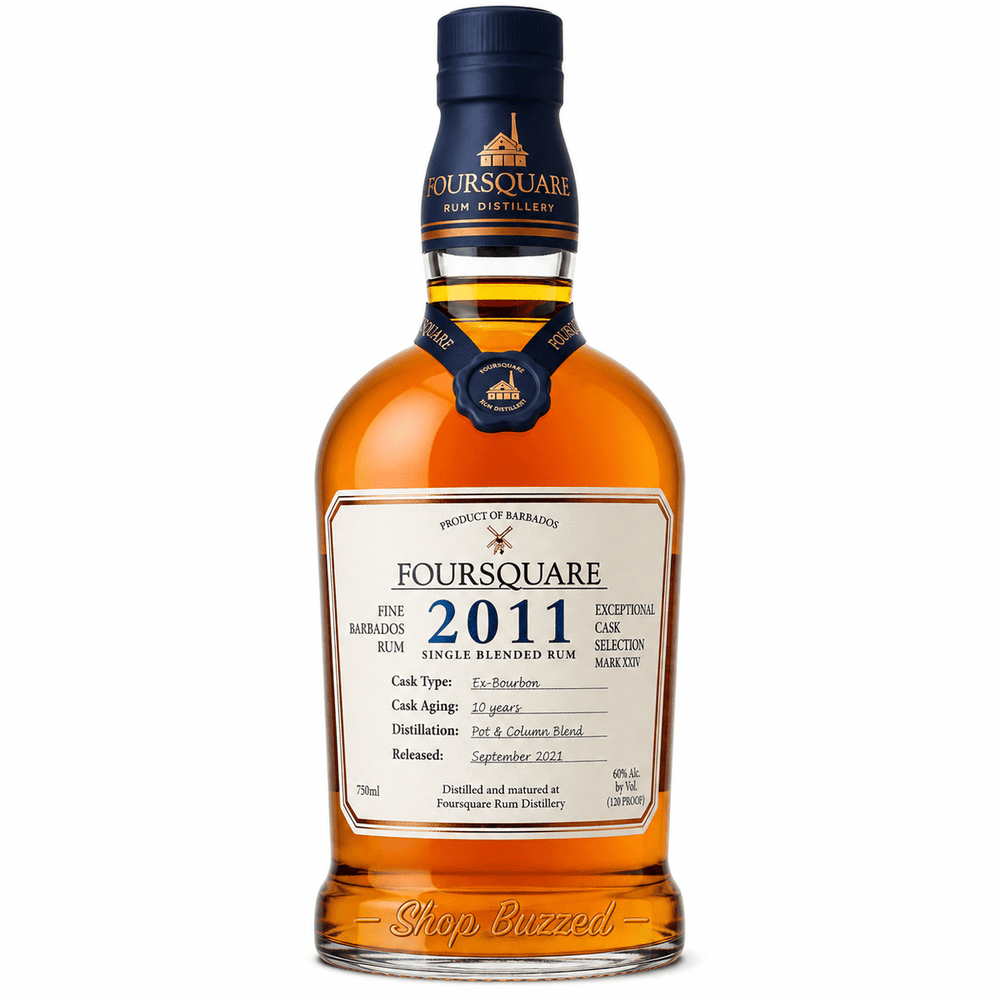 Foursquare Fine Barbados Exceptional Cask Selection Mark XXIV 2011 12 year 750 ML - Shop Buzzed