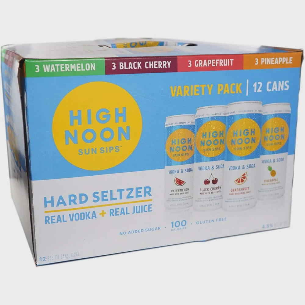 High Noon Sun Sips Hard Seltzer Variety 8 Pack