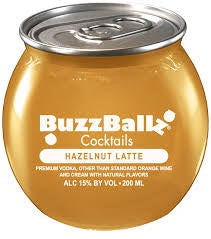 Buzzballz Hazelnut latte 200ml