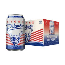 Stone Pilsner 6pck 12oz cans