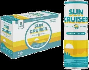 Sun Cruiser Classic Iced Tea Vodka 8pck 355ml cans