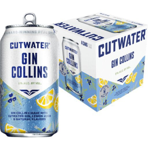 Cutwater Gin Collins 4pck 12oz