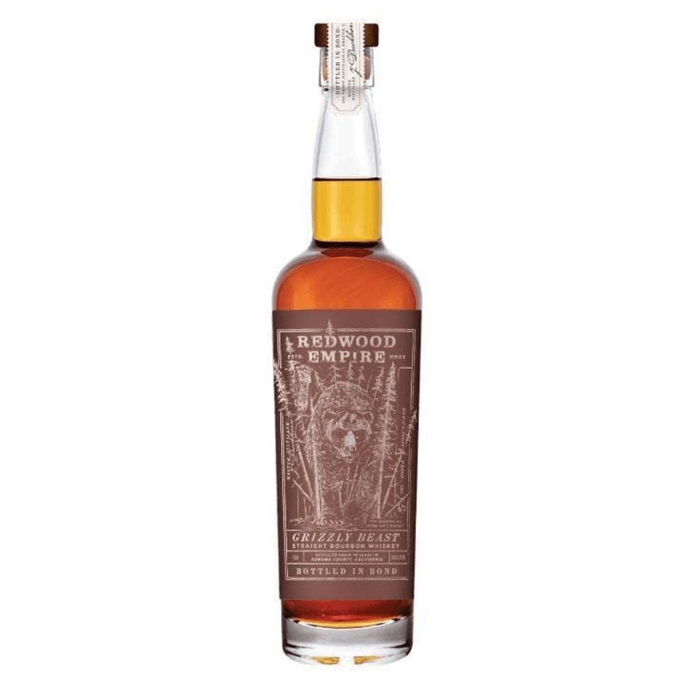 Redwood Empire Grizzly Beast Straight Bourbon 750ml - Shop Buzzed
