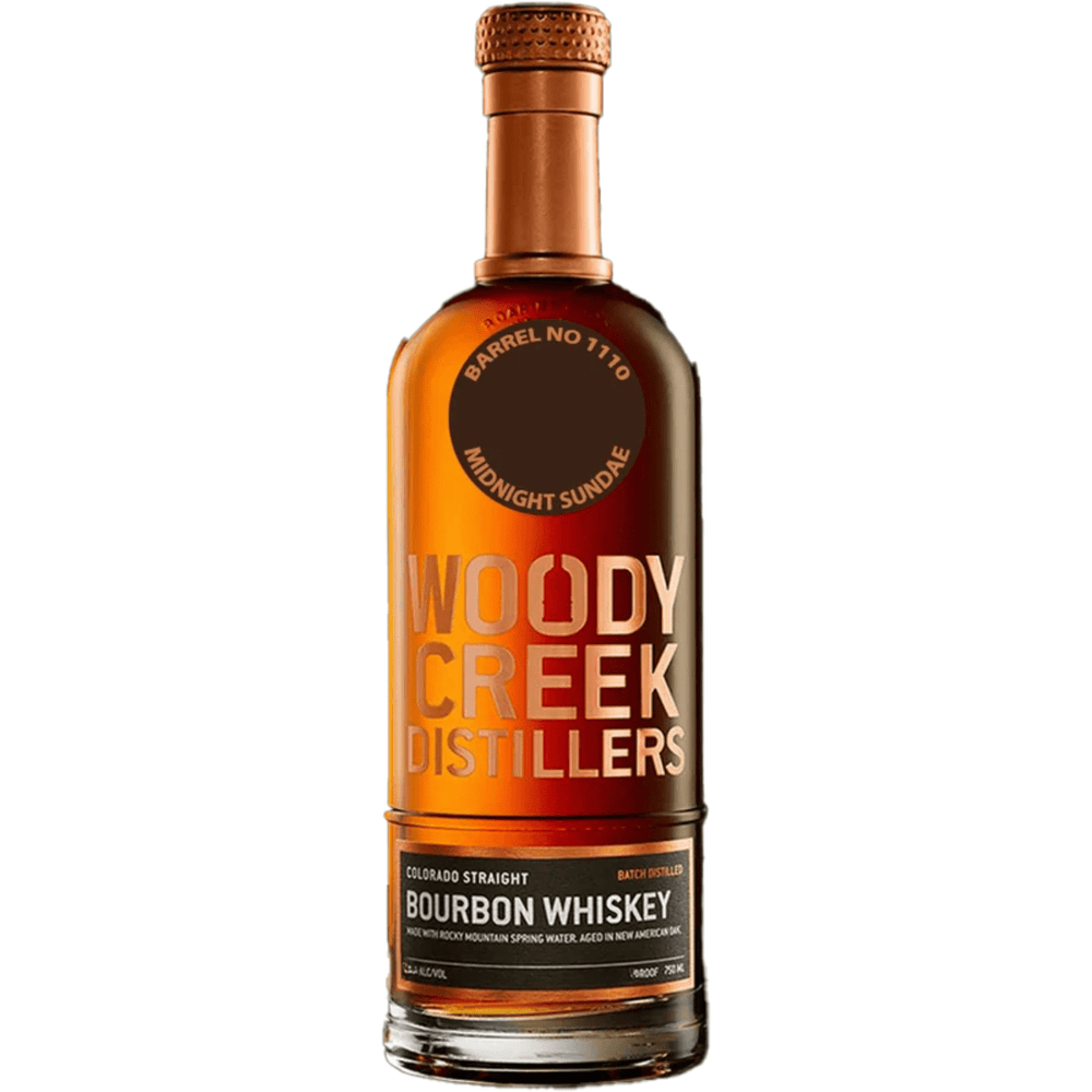 Woody Creek Distillers Straight Bourbon Midnight Sundae (Barrel 1110) 750ml - Shop Buzzed